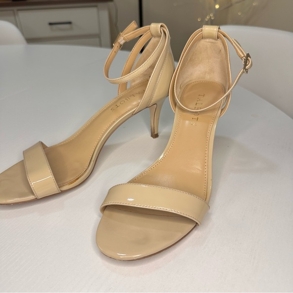 Talbots Nude Ankle Strap Kitten Heels - Picture 1 of 5
